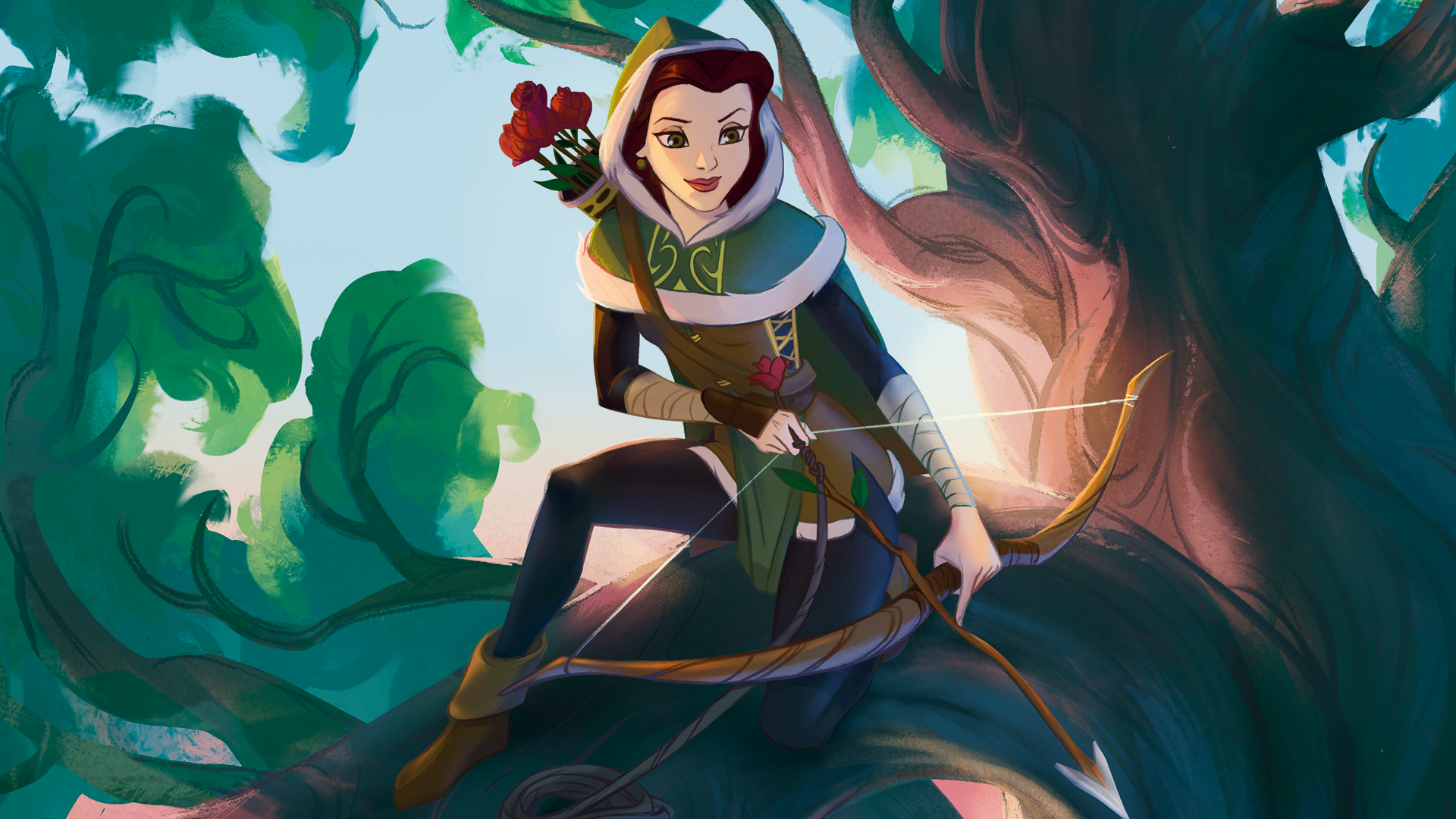 Disney Lorcana TCG Playmat Featuring Belle – Hidden Archer Available Online