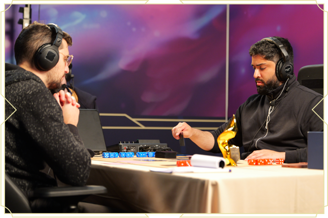 Championship match between two Lorcana players in Ghent, Belgium