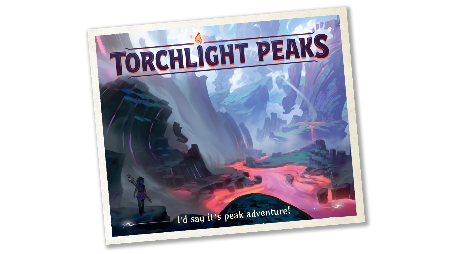 Postcard image of Torchlight region in Disney Lorcana