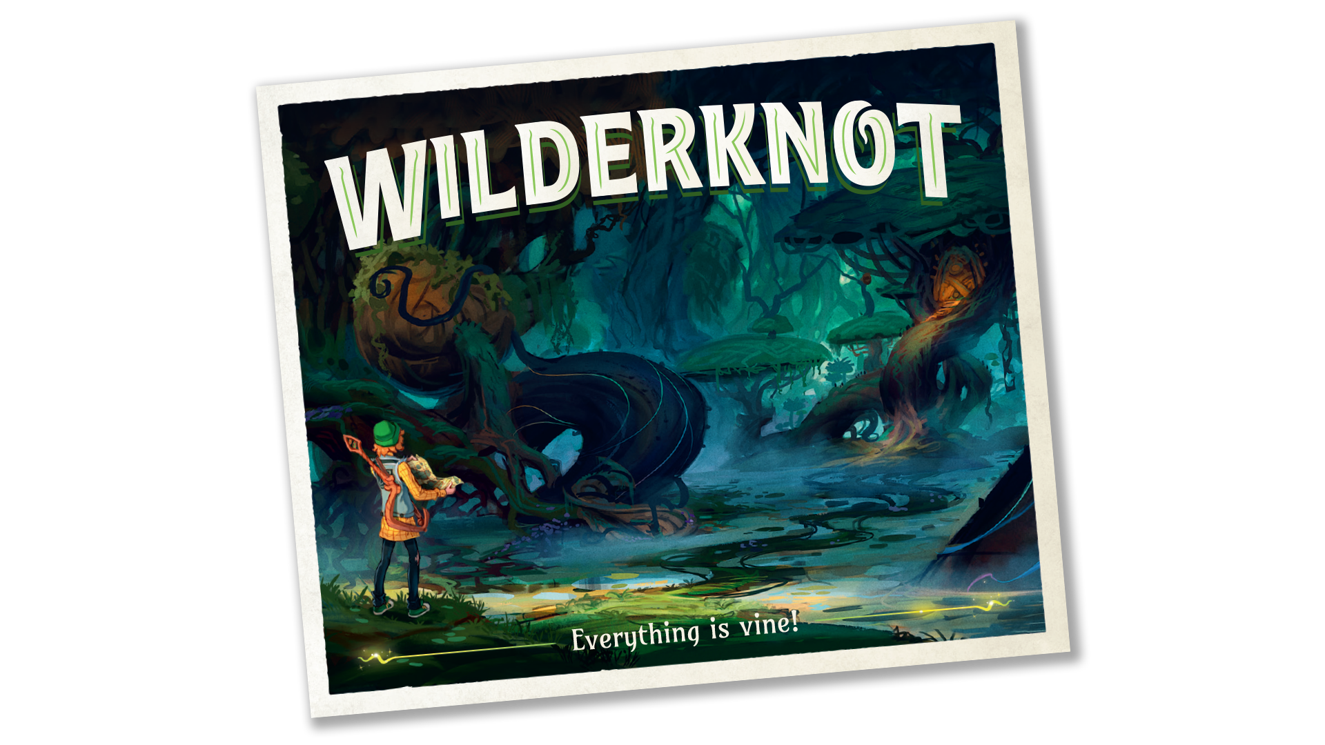 Postcard image of the Wilderknot region in Disney Lorcana