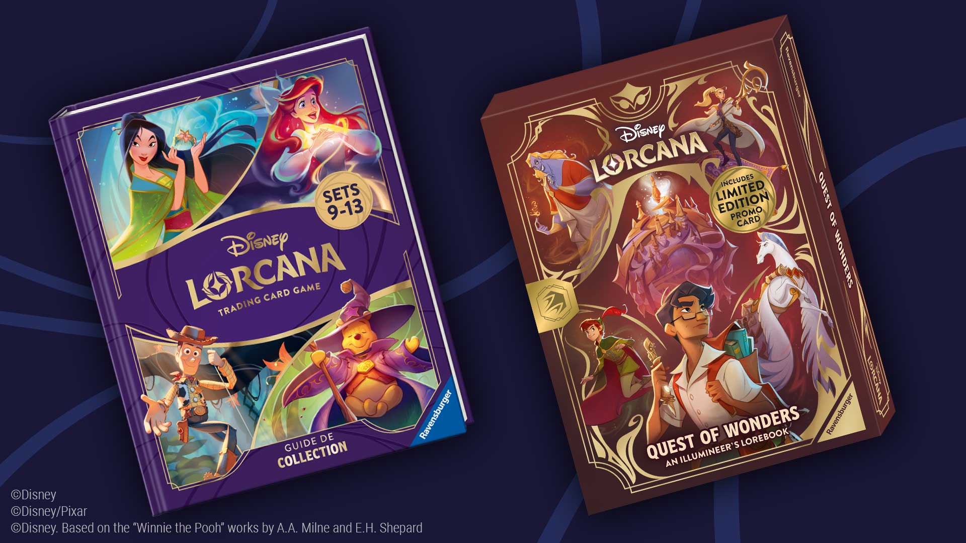 La Quête des Merveilles : Le Livre de Lore et d'autres livres consacrés à Disney Lorcana TCG arrivent en 2026