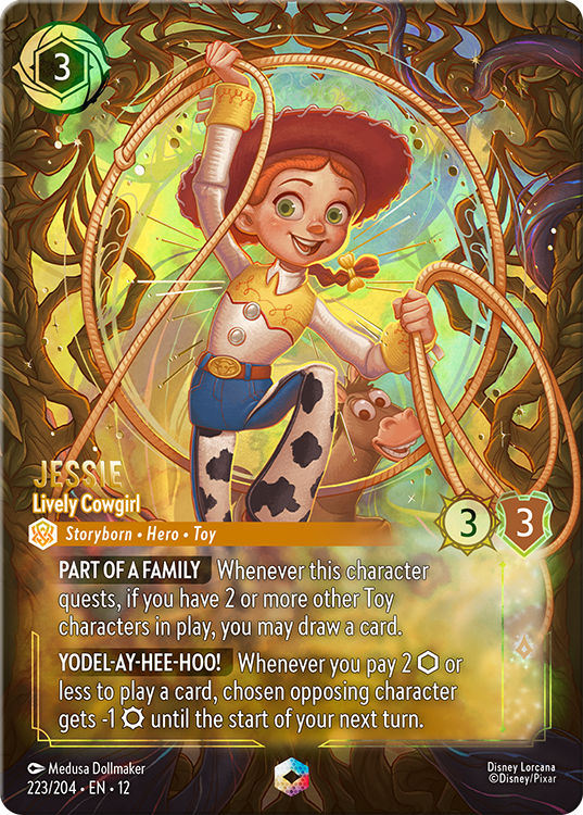 Jessie Lively Cowgirl Disney Lorcana TCG