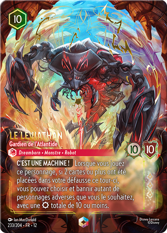 The Leviathan - Guardian of Atlantis Disney TCG