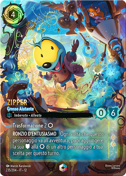 Zipper - Tiny Helper Disney Lorcana TCG