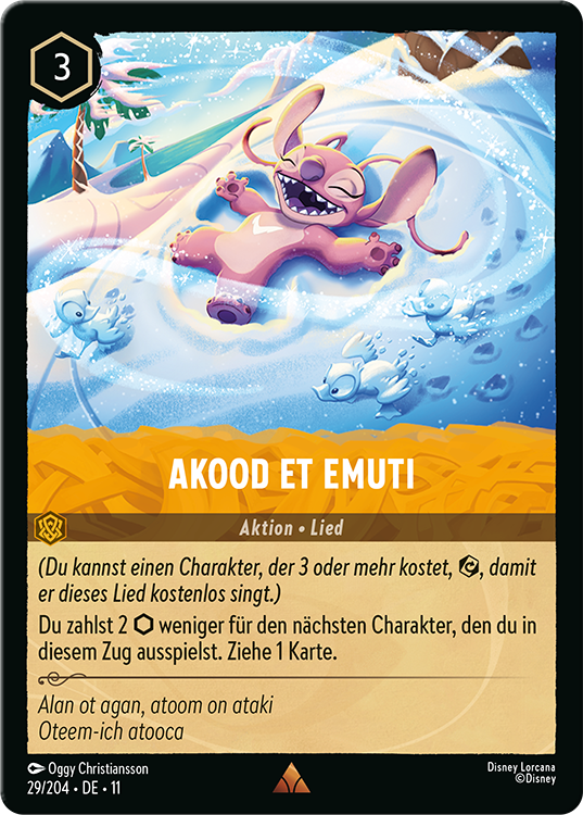 Disney Lorcana TCG Akood et Emuti