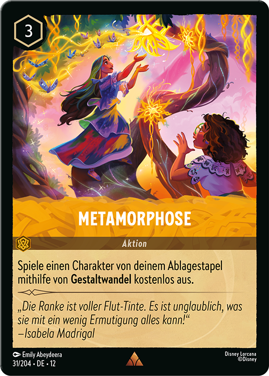 Metamorphose kart