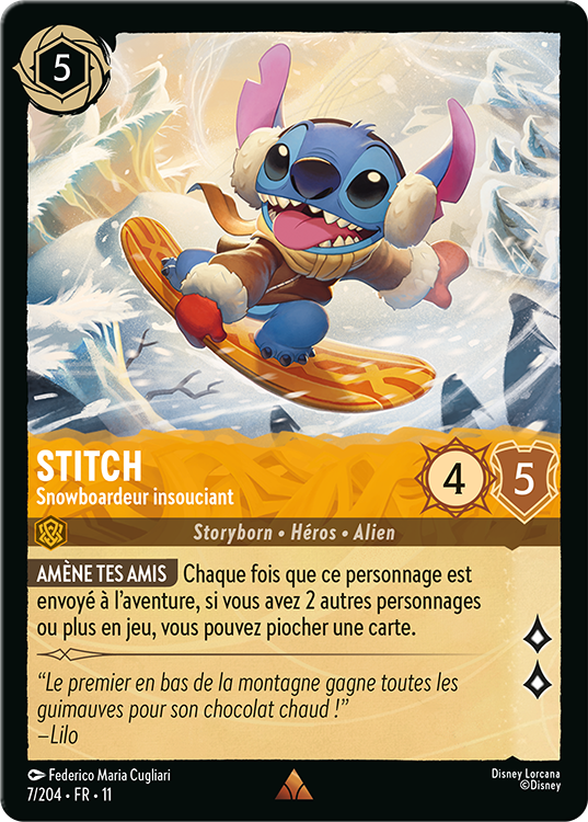 Stitch – Carefree Snowboarder
