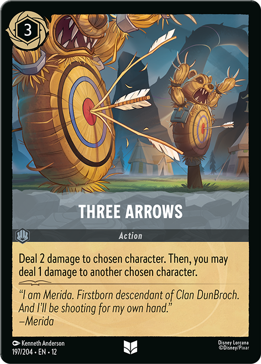 Three Arrows card