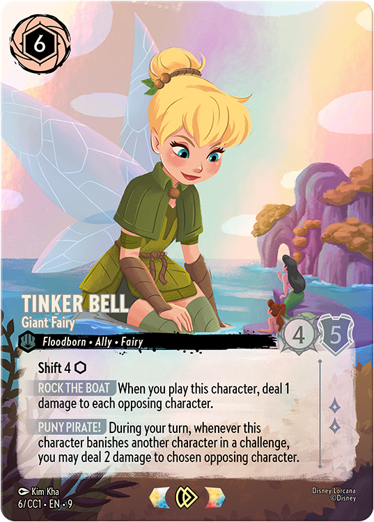 Image of the Lorcana card, Tinkerbell - Giant Fairy