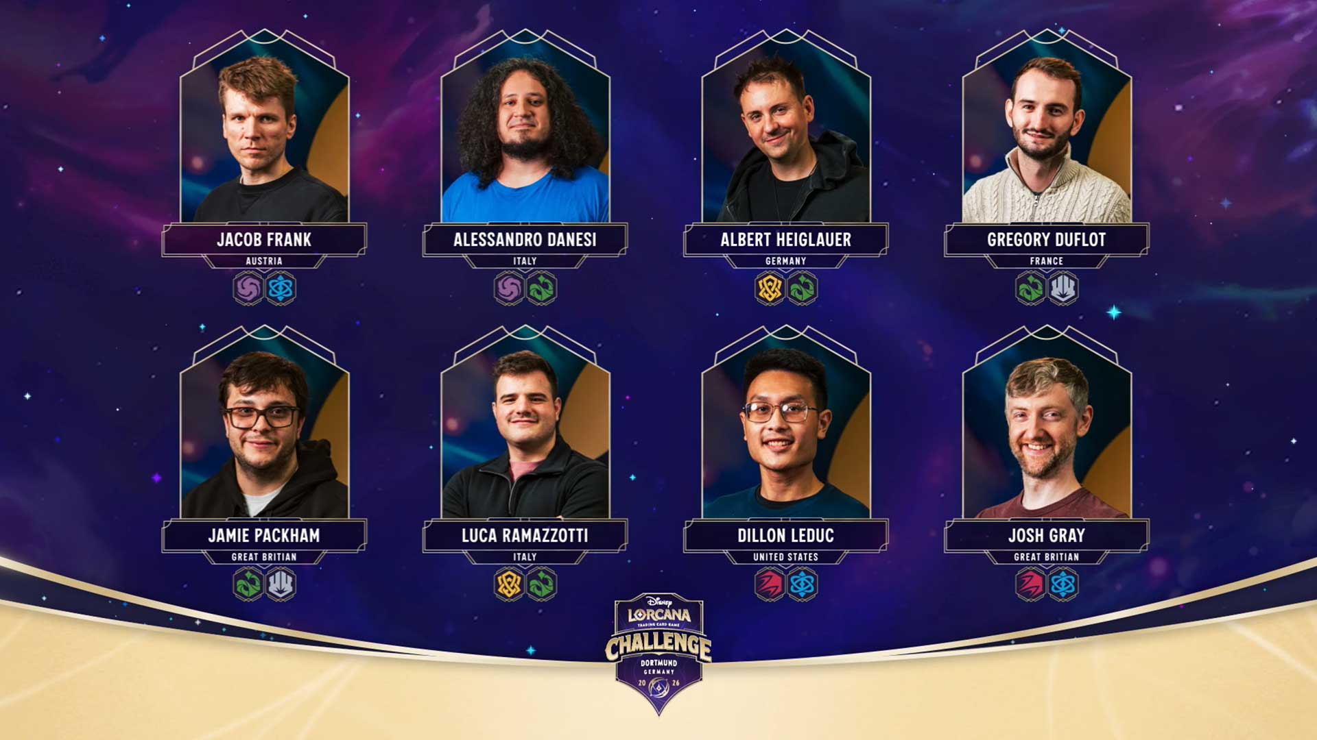 Disney Lorcana Challenge Dortmund Friday top 8 bracket
