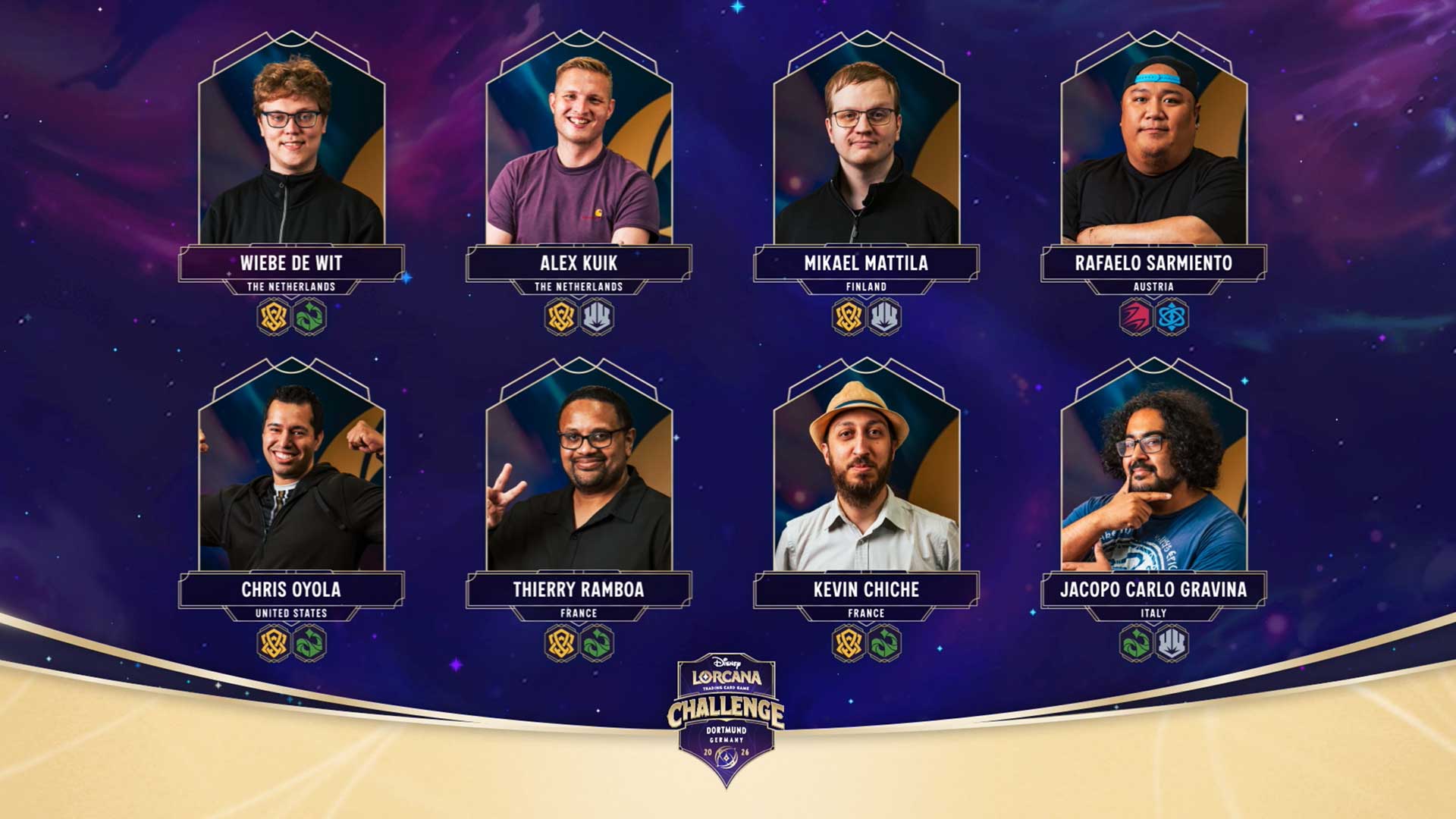 Lorcana Challenge Dortmund Saturday top 8 bracket