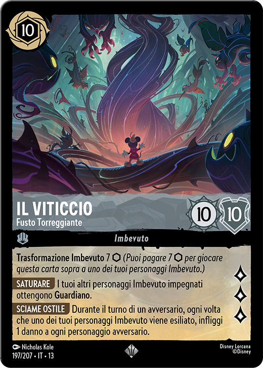 The Vine card from Attack of the Vine set for Disney Lorcana TCG