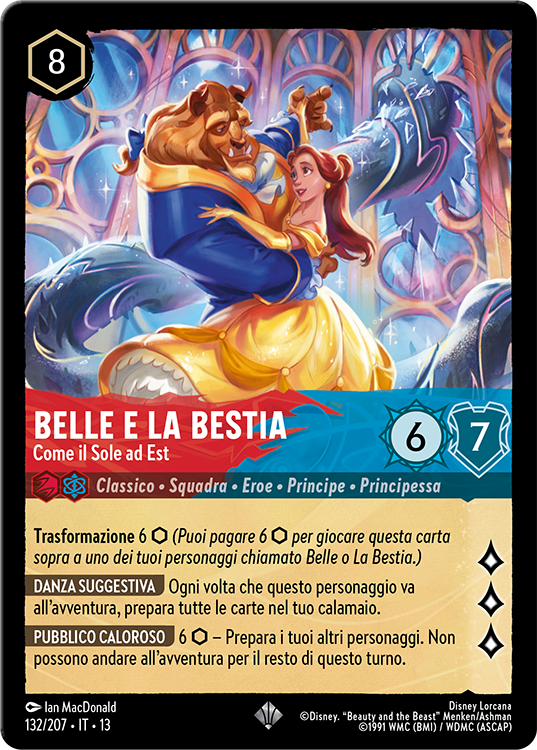 Belle and Beast card