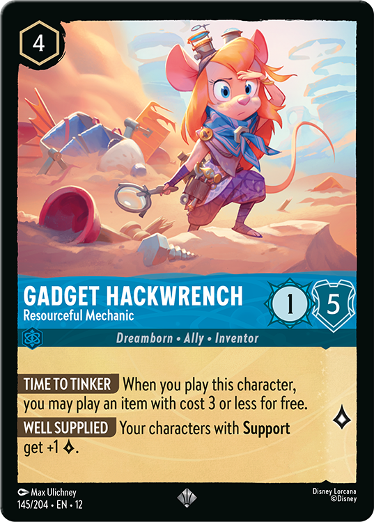 Gadget Hackwrench – Resourceful Mechanic