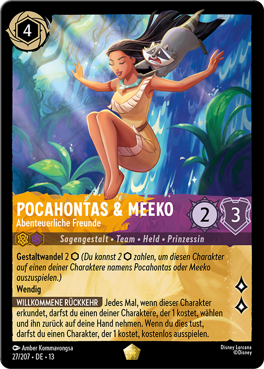 Pocahontas & Meeko – Adventurous Friends