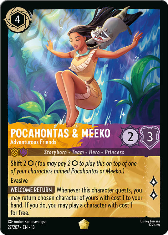 Pocahontas & Meeko – Adventurous Friends