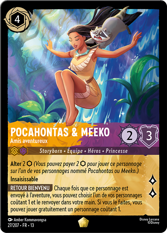 Pocahontas & Meeko – Adventurous Friends