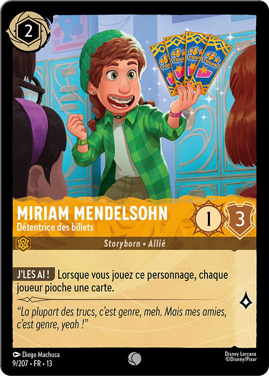 Miriam –Ticket Holder