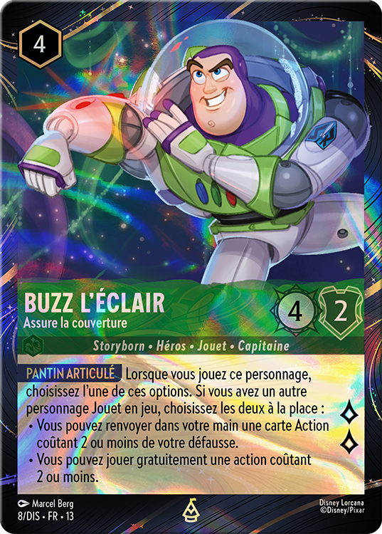 Buzz l’Éclair – Assure la couverture