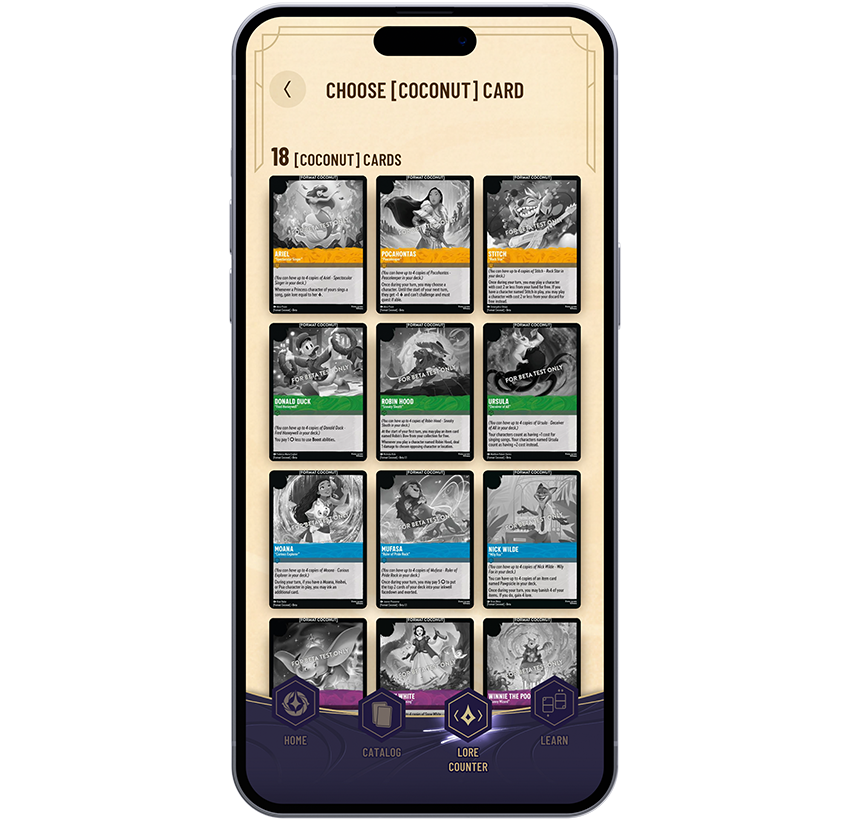 Disney Lorcana TCG App