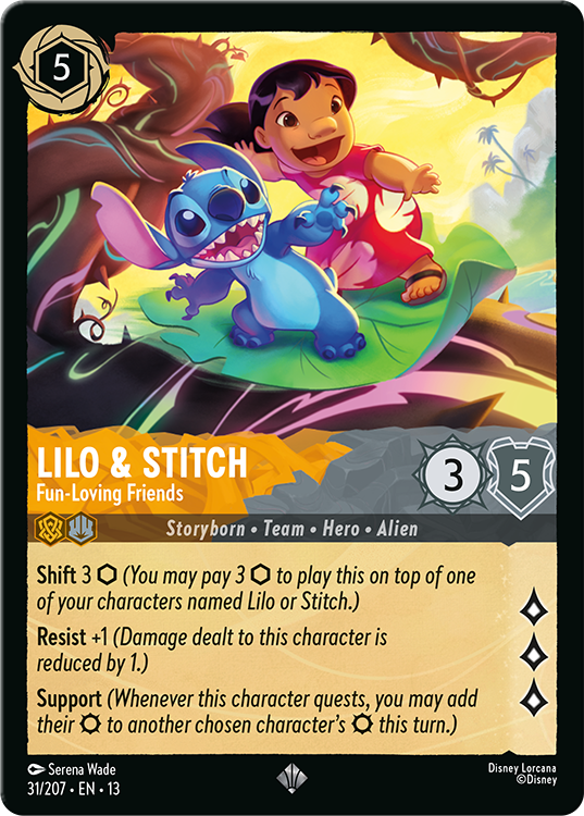 Lilo & Stitch - fun-loving friends