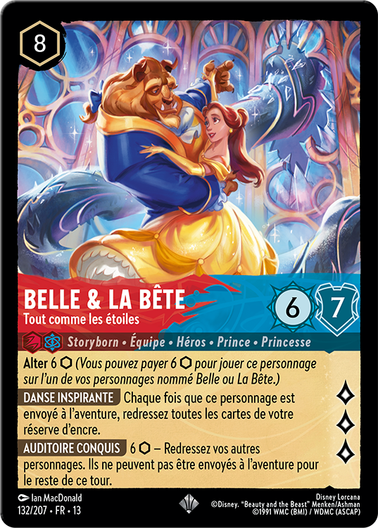 Belle & Beast Duo Card