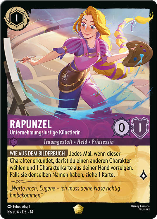Rapunzel - Outgoing artist