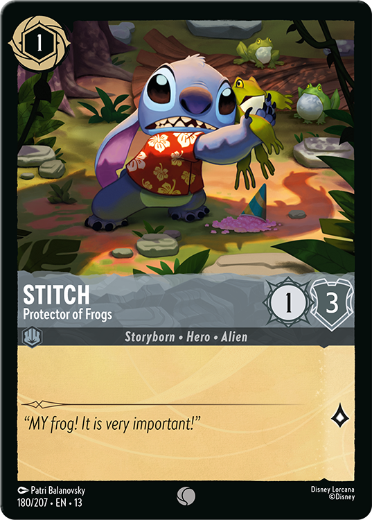 Stitch – Protector of Frogs