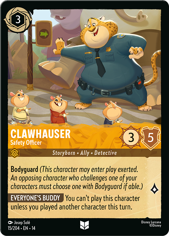 Clawhauser – Safety Officer