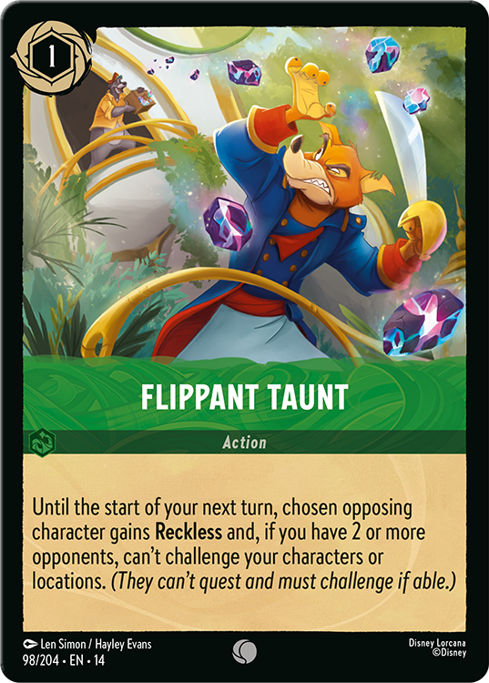 Flippant Taunt