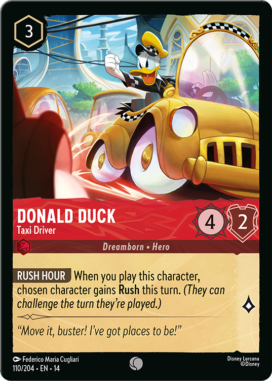 Donald Duck – Taxi Driver