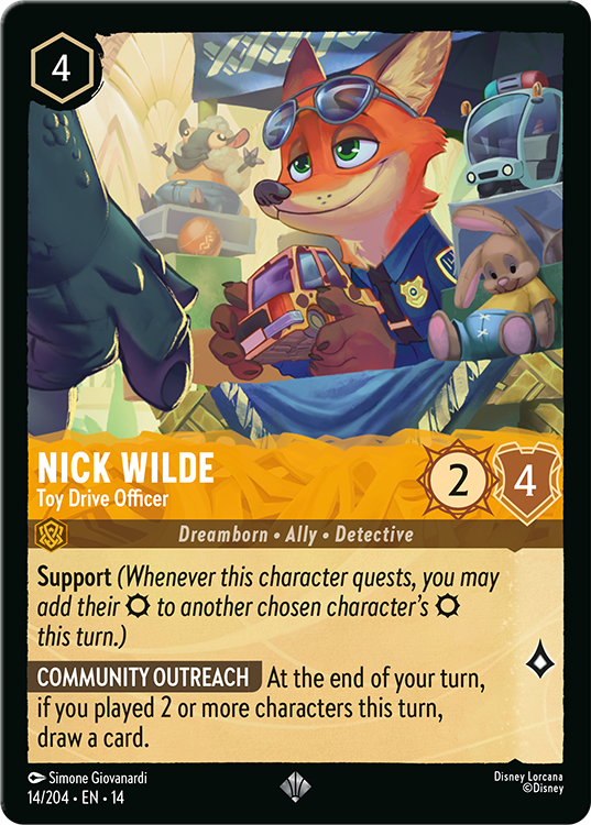 Nick Wilde – Toy Drive Officer