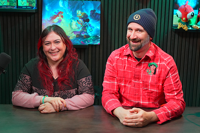 Photo of Lorecast hosts Greg Tito and Kelsey Johnston