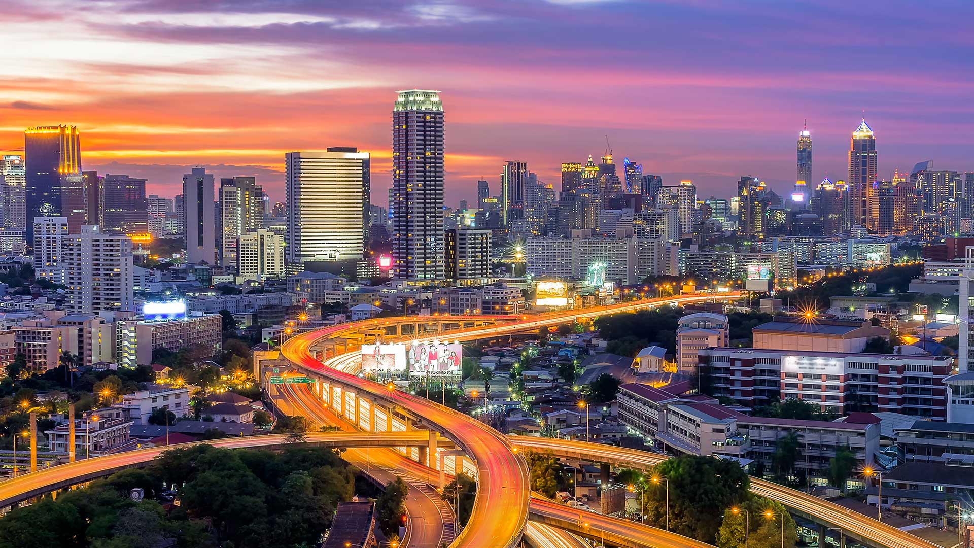 Bangkok skyline