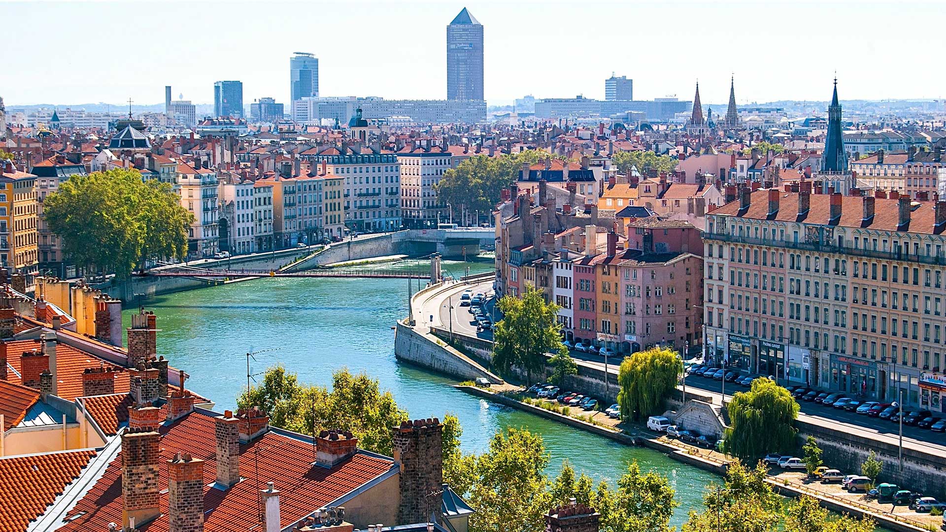 Photo of Lyon cityscape