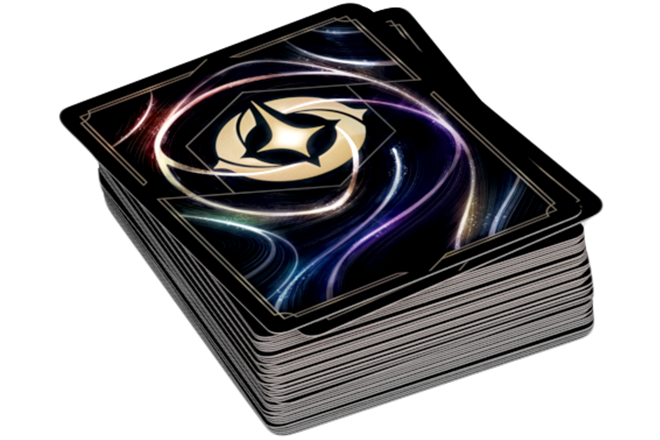 Stack of Disney Lorcana Cards