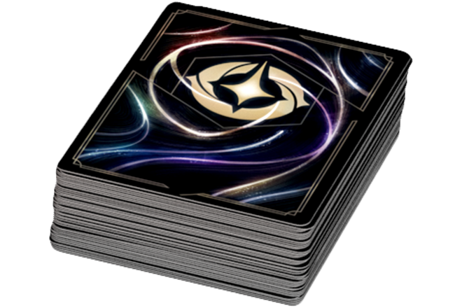 Stack of Disney Lorcana Cards