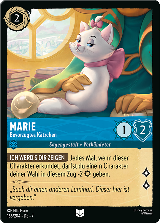 Marie - Bevorzugtes Kätzchen card from the Disney Lorcana Trading Card Game