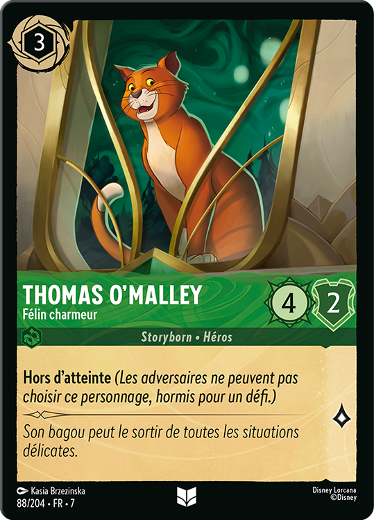 Thomas O'Malley - Félin charmeur card from the Disney Lorcana Trading Card Game