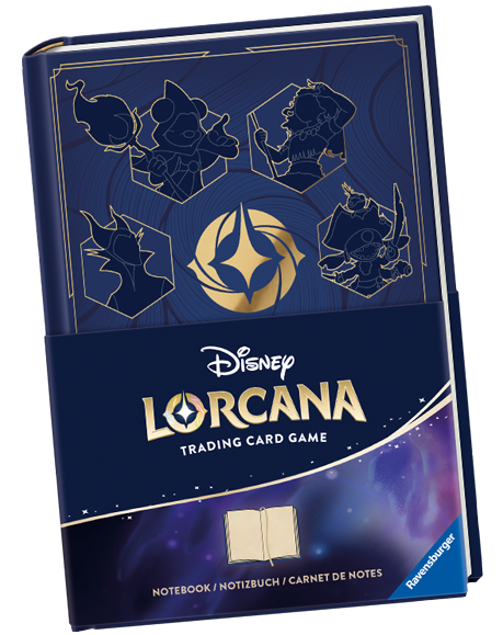 Cover of the Disney Lorcana notebook