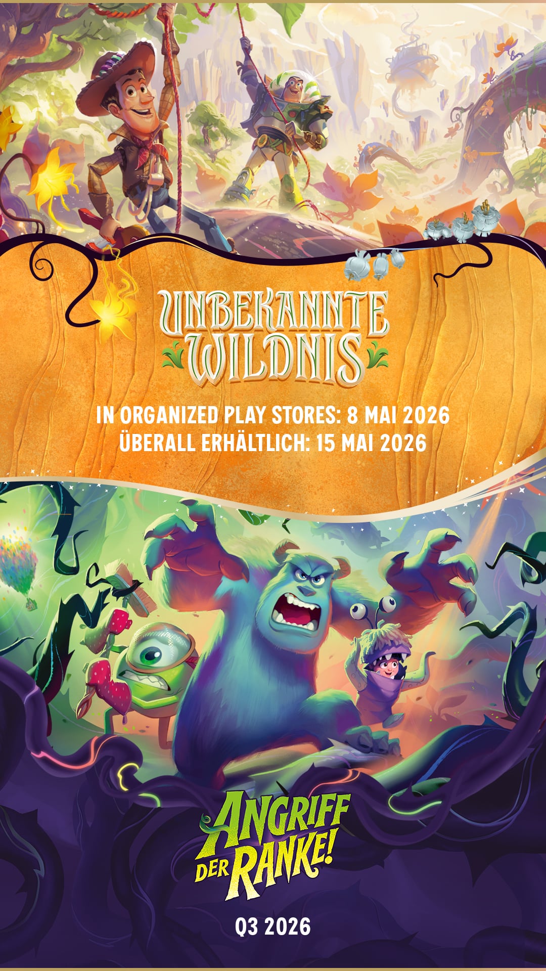 Disney Lorcana Whispers in the Well and Winterspell