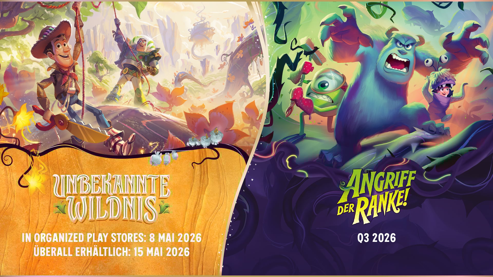 Disney Lorcana Attack of the Vine and Hyperia City