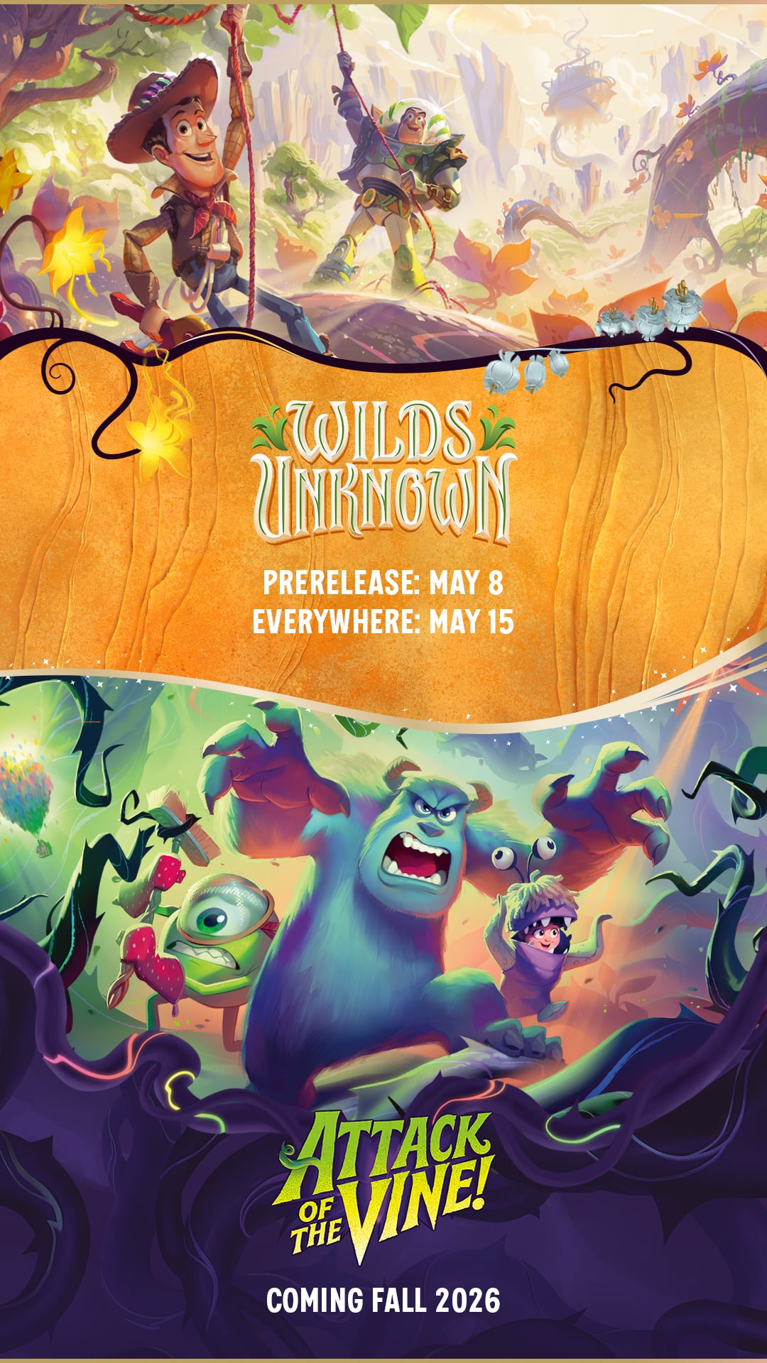 Disney Lorcana Attack of the Vine and Hyperia City