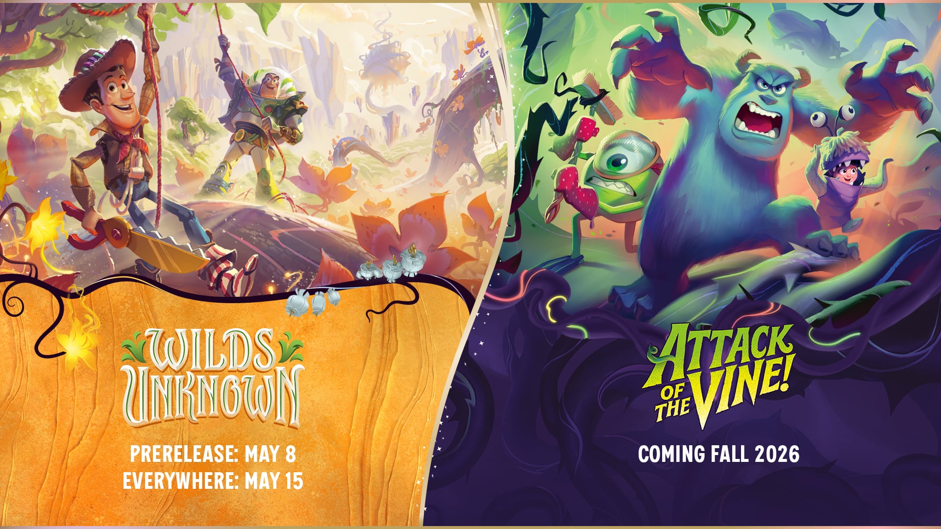 Disney Lorcana Attack of the Vine and Hyperia City