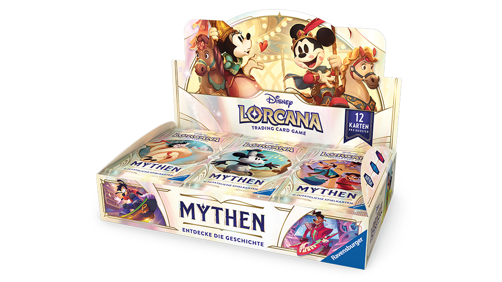 Image of booster box of Disney Lorcana Fabled