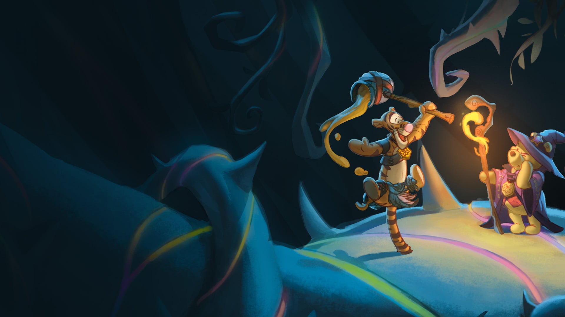 venture into the vine background