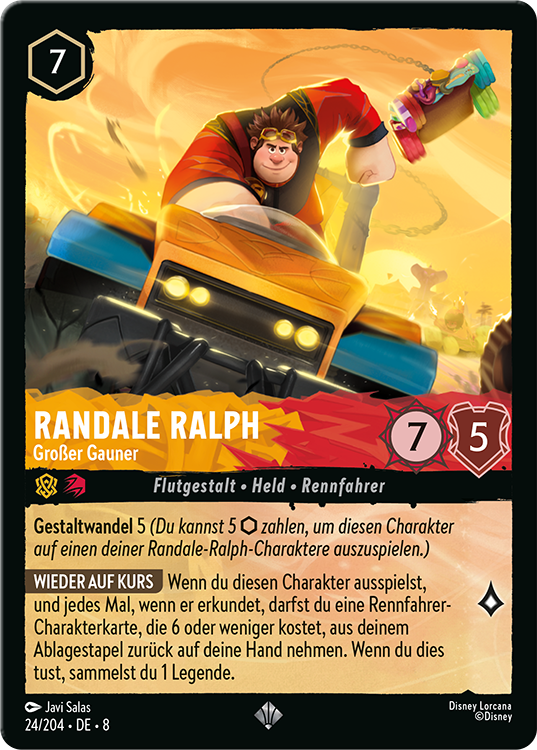 Image of Wreck It Ralph card - Big Lug