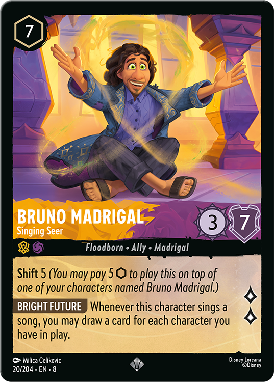 Image of Bruno Madrigal - Singing Seer card
