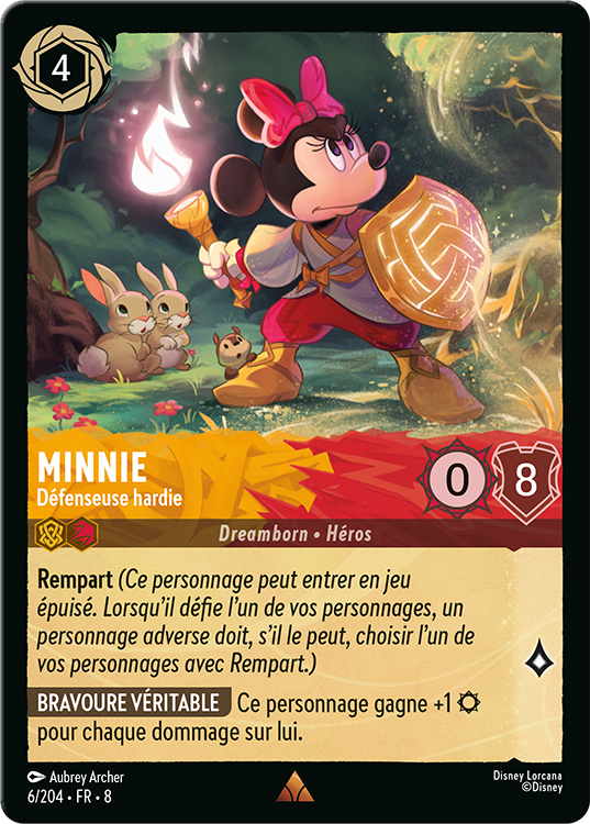 MINNIE MOUSE - DÉFENSEUSE HARDIE