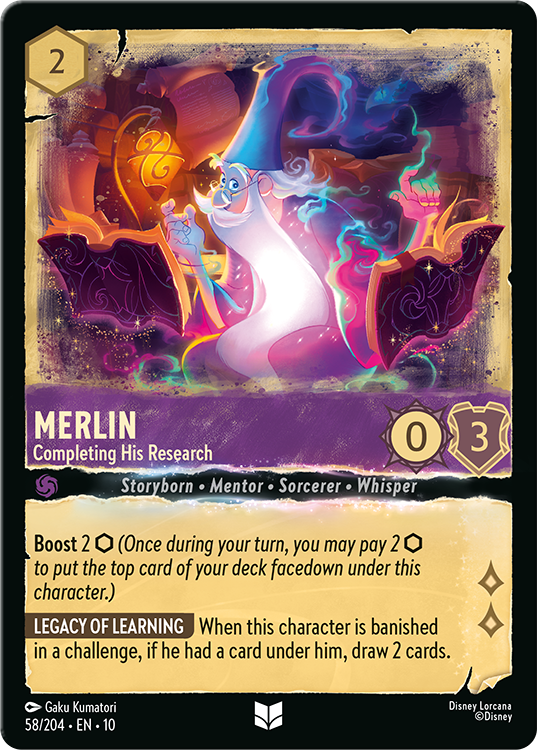 Disney Lorcana TCG Merlin - Completing His Research